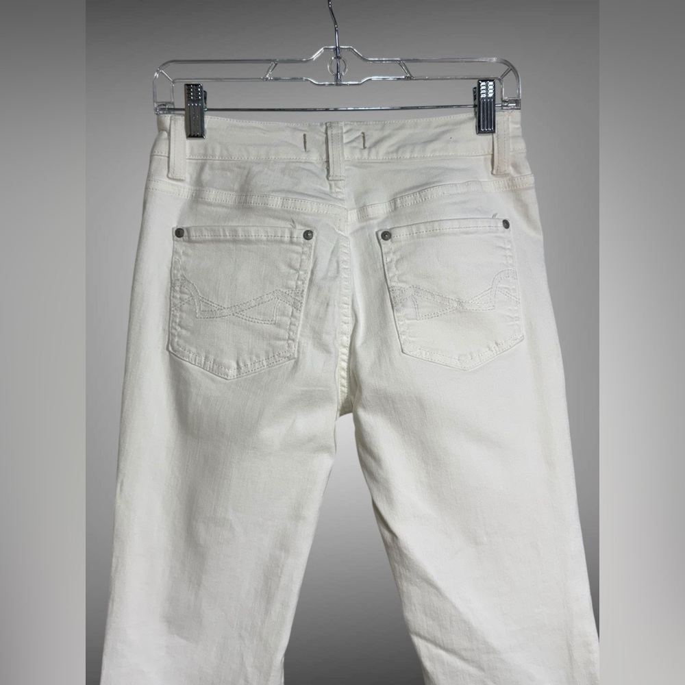 Nine West Vintage America White Stretch Jeans Size 2 Skinny - Picture 4 of 15